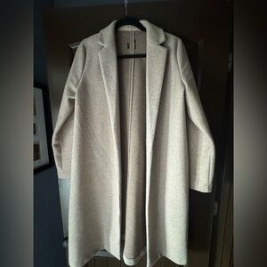 Zara Beige Women's Pea Coat